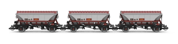 Hornby TT6084 - TT - 3-tlg. Set Selbstentladewagen CDA, EWS, Ep. V